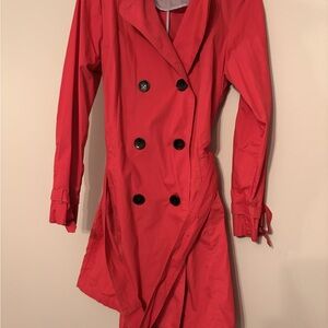 GAP Women's hot pink trench Coat